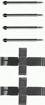 MINTEX MBA979 Accessory Kit, disc brake pads